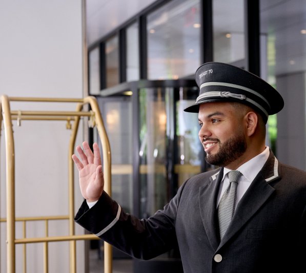 Bellhop at 211 East 70th Street