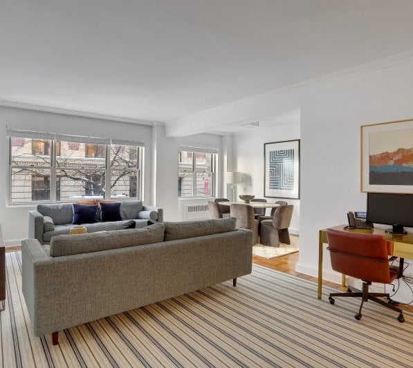 Modern Upgraded Living Room Midtown East