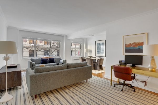 Modern Upgraded Living Room Midtown East