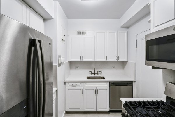 - kitchen renovated stainless steel upper east side renovated central park walnut floors