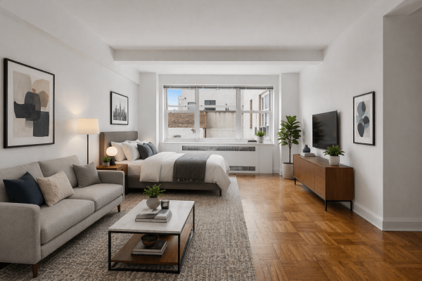 rendered living room