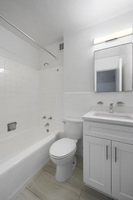 Modern Renovated Bathroom Spa Feel Murray Hill