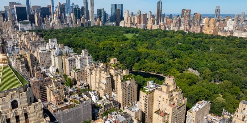 Upper East Side Aerial View
