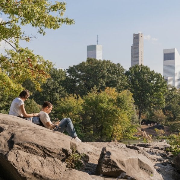 People reading together