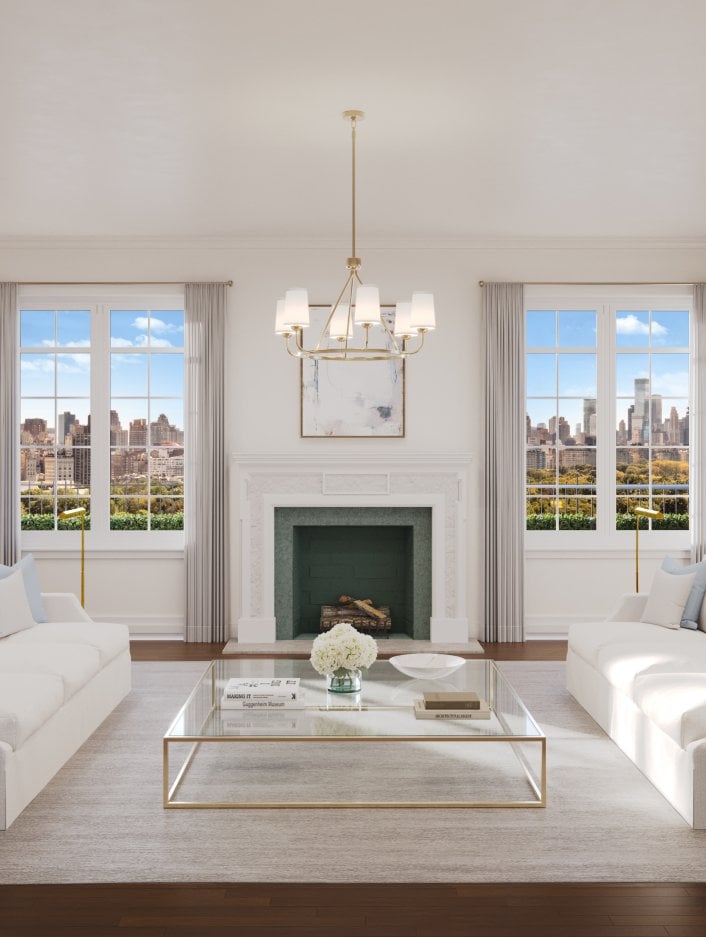 241CPW - Living Room Fireplace