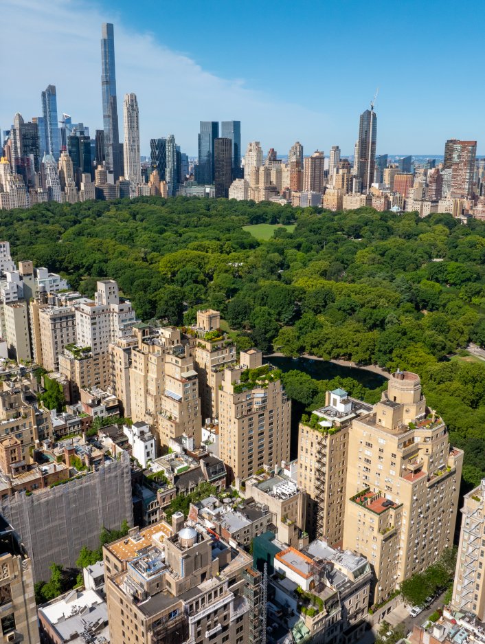Upper East Side Aerial View