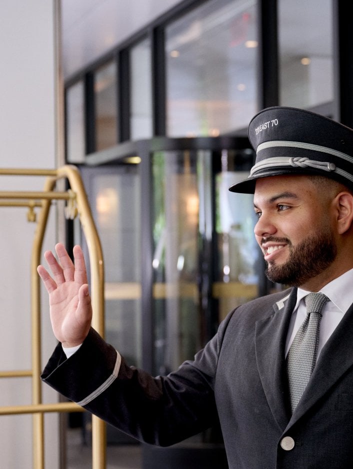 Bellhop at 211 East 70th Street
