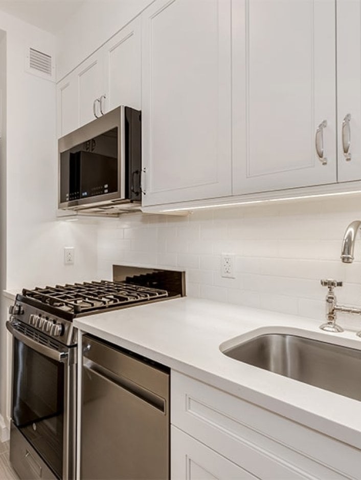 View of a kitchen space